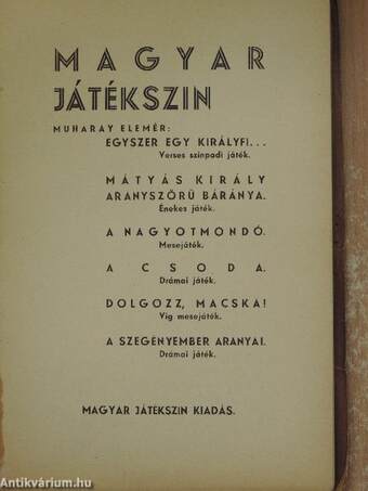 Magyar játékszin