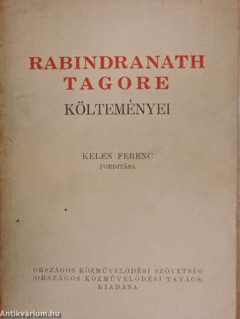 Rabindranath Tagore költeményei