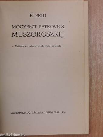 Mogyeszt Petrovics Muszorgszkij