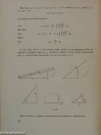 A geometriai szerkesztések elmélete