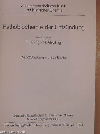 Pathobiochemie der Entzündung