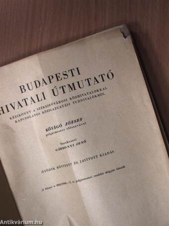 Budapesti hivatali útmutató