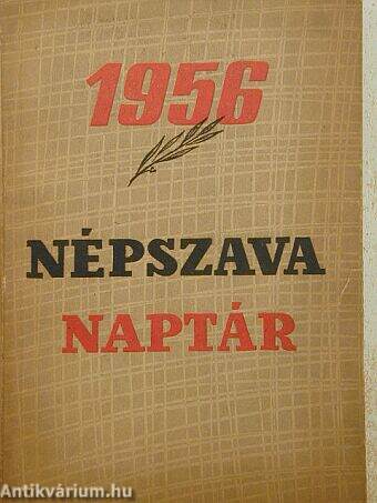 Népszava naptár 1956