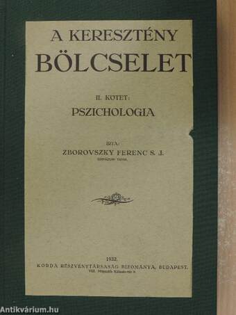 A keresztény bölcselet II.