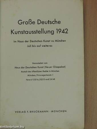 Große Deutsche Kunstausstellung 1942