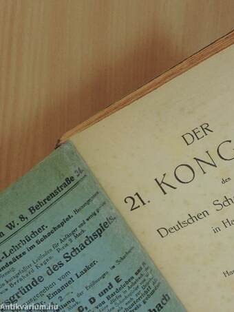 Der 21. Kongreß des Deutschen Schachbundes in Hamburg 1921