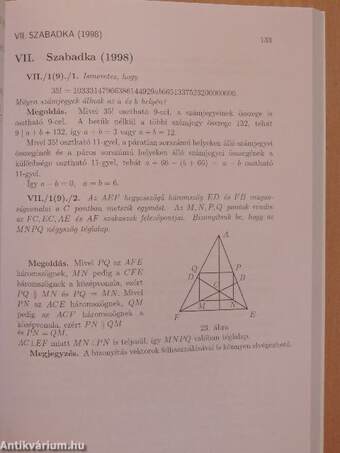 Nemzetközi magyar matematikai versenyek 1992-2003