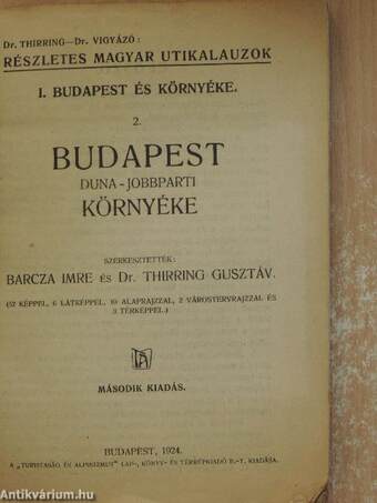 Budapest Duna-jobbparti környéke