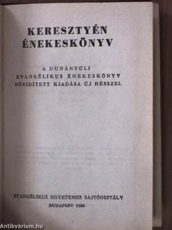 Keresztyén énekeskönyv