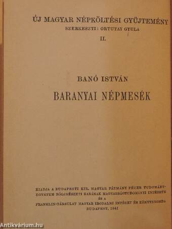 Baranyai népmesék