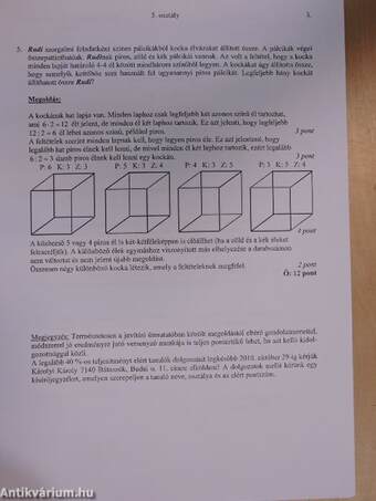 XXII. bátaszéki matematikaverseny