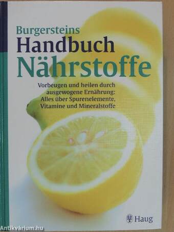 Burgersteins Handbuch Nährstoffe