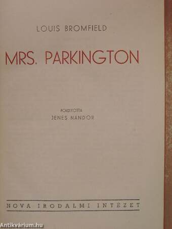 Mrs. Parkington