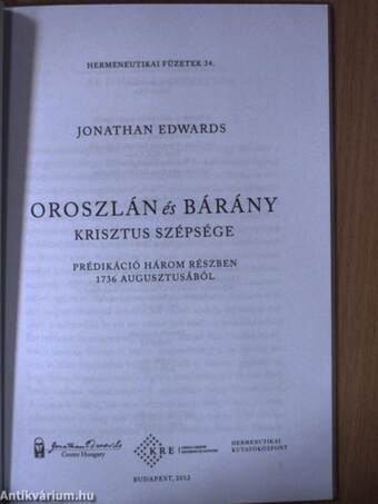 Oroszlán és Bárány: Krisztus szépsége