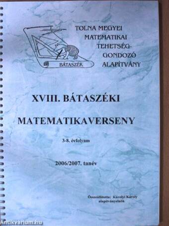 XVIII. bátaszéki matematikaverseny