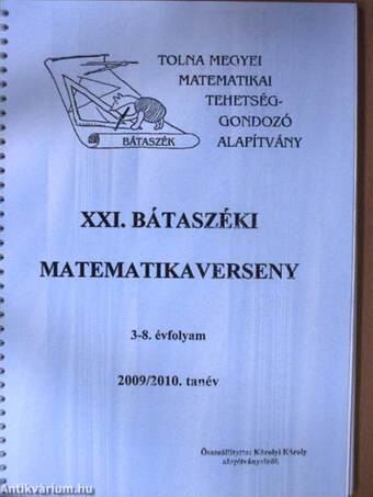 XXI. bátaszéki matematikaverseny