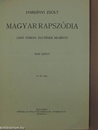 Magyar rapszódia I-IV.