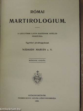 Római martirologium