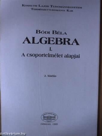 Algebra I.