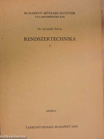 Rendszertechnika I.