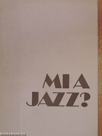 Mi a jazz?