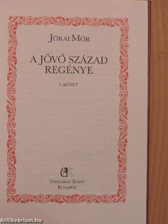 A jövő század regénye I-III.