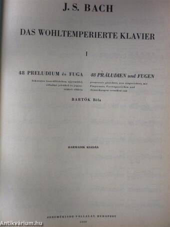 Das wohltemperierte Klavier I.