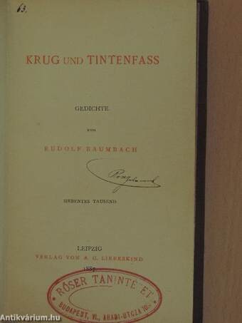 Krug und Tintenfass