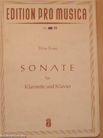 Sonate für Klarinette und Klavier