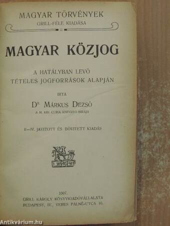 Magyar közjog