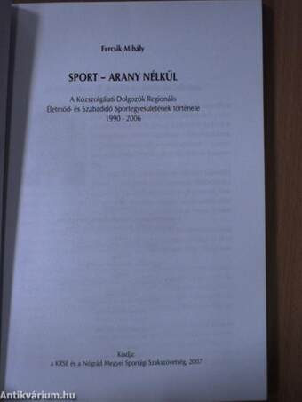 Sport - arany nélkül