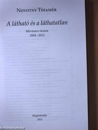 A látható és a láthatatlan