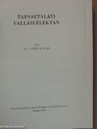 Tapasztalati valláslélektan