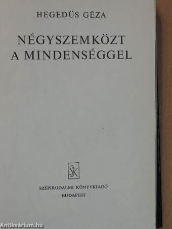 Négyszemközt a mindenséggel