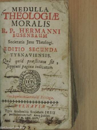 Medulla theologiae moralis