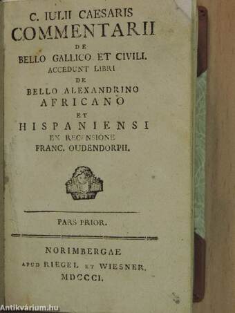 C. Iulii Caesaris commentarii I-II.