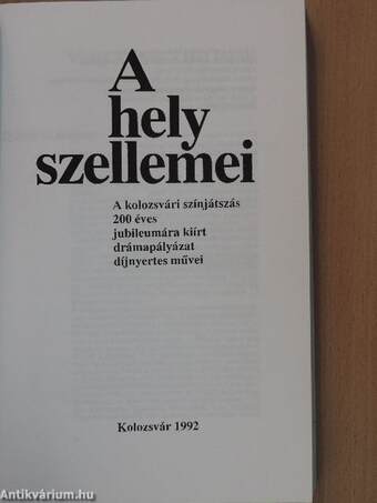 A hely szellemei