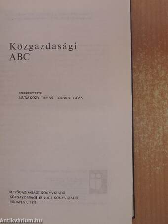 Közgazdasági ABC