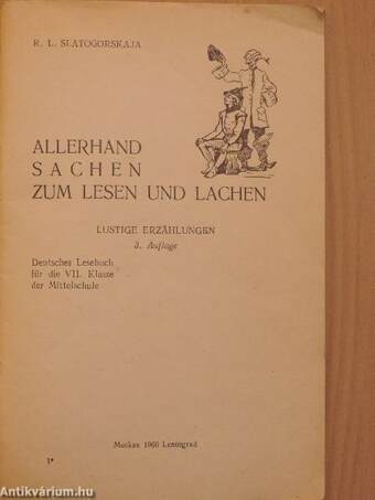 Allerhand sachen zum Lesen und Lachen