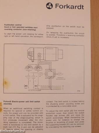 Forkardt AZL/AZR/AZML/AZMR Elektrospanner/Elektro-Power unit/Serreur électrique/Dispositivo elettrico