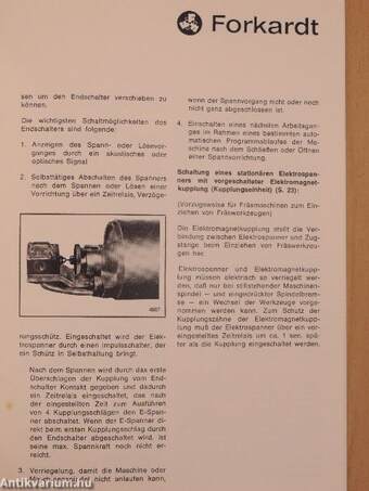 Forkardt AZL/AZR/AZML/AZMR Elektrospanner/Elektro-Power unit/Serreur électrique/Dispositivo elettrico