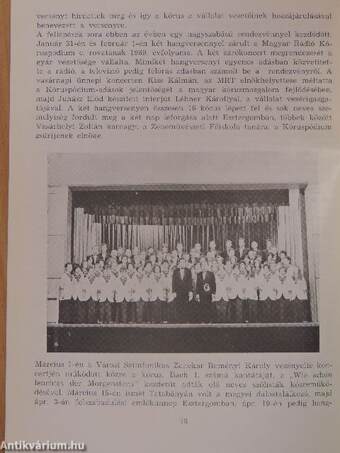 Az esztergomi Labor Műszeripari Művek Balassa Bálint Énekkarának évkönyve 1948-1973