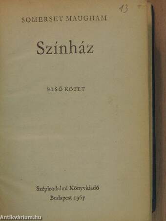 Színház I-II.