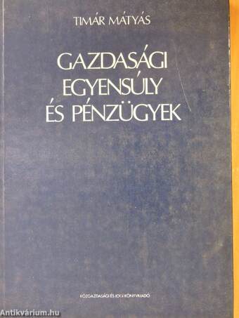 Gazdasági egyensúly és pénzügyek