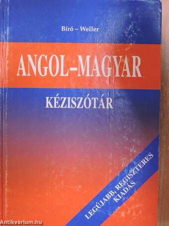 Angol-magyar kéziszótár