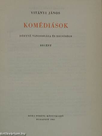 Komédiások