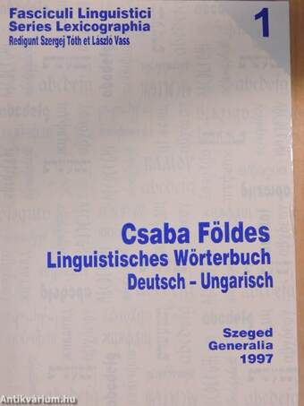 Linguistisches Wörterbuch Deutsch-Ungarisch