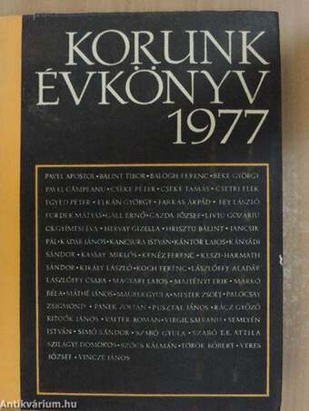 Korunk évkönyv 1977