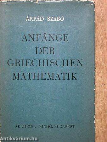 Anfänge der Griechischen Mathematik