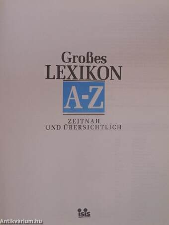 Großes Lexikon A-Z